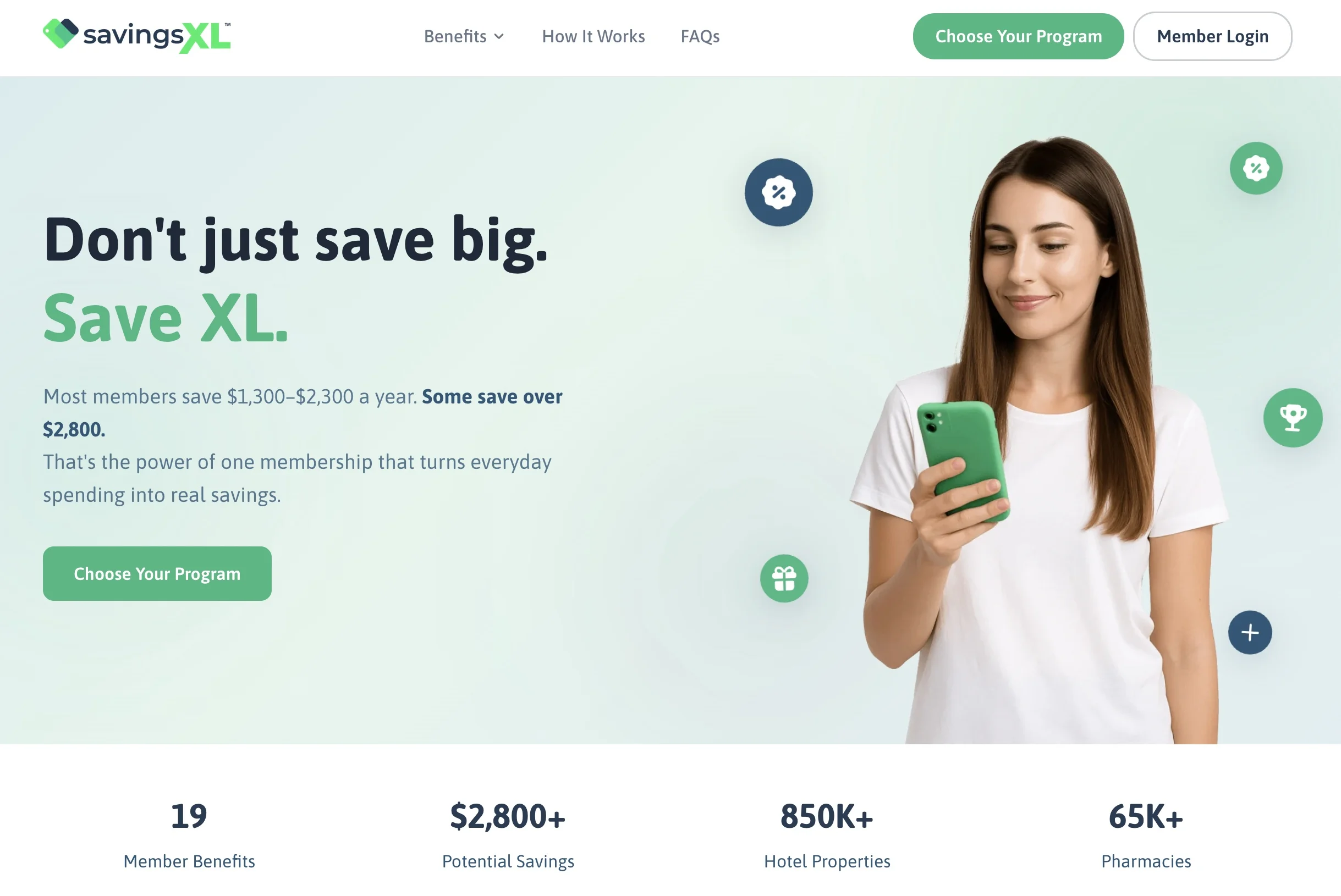 SavingsXL — Brand + site